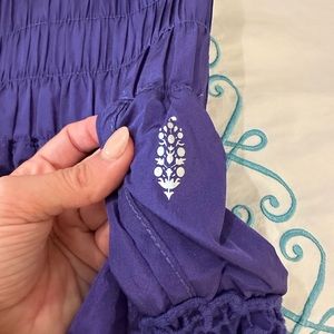 New Purple Free People shorts with flower detailing, Size S